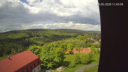Panorama západ