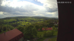 Panorama západ