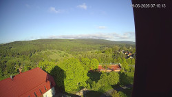 Panorama západ