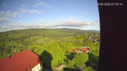 Panorama západ