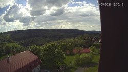 Panorama západ