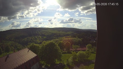 Panorama západ