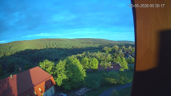 Panorama západ