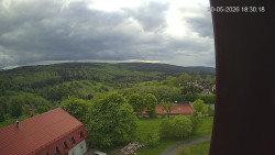 Panorama západ