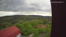 Panorama západ