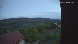 Panorama západ