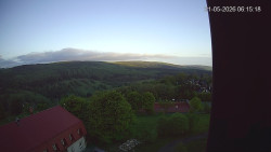 Panorama západ