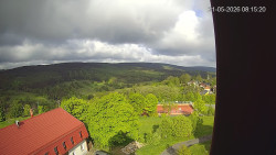Panorama západ