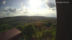 Panorama západ