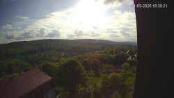 Panorama západ