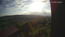Panorama západ