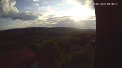 Panorama západ