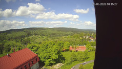 Panorama západ