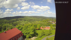 Panorama západ