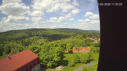 Panorama západ