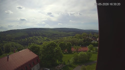 Panorama západ