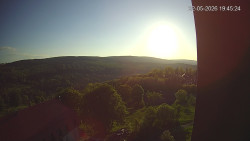 Panorama západ