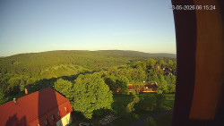 Panorama západ