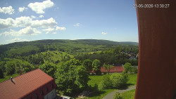 Panorama západ