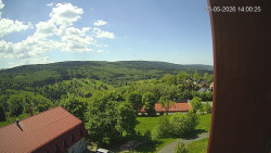 Panorama západ