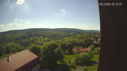 Panorama západ