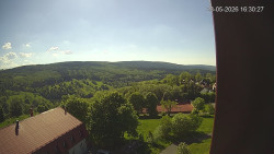 Panorama západ