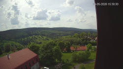 Panorama západ