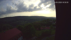 Panorama západ
