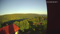 Panorama západ