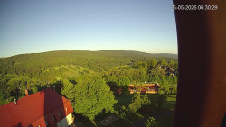 Panorama západ