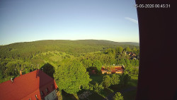 Panorama západ
