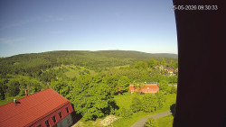 Panorama západ