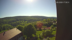 Panorama západ