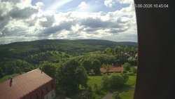 Panorama západ