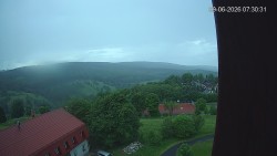 Panorama západ
