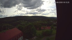 Panorama západ