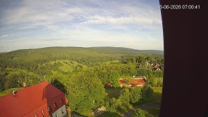 Město Hora Svaté Kateřiny - Panorama západ - 16.6.2026 v 07:00 Město Hora Svaté Kateřiny - Panorama západ - 16.6.2026 v 07:00