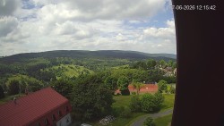 Panorama západ