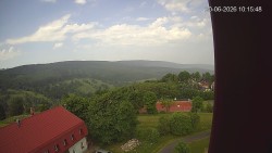 Panorama západ