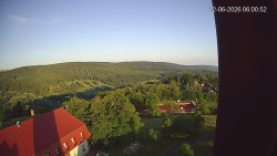 Panorama západ