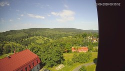 Panorama západ