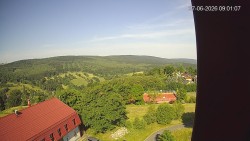 Panorama západ