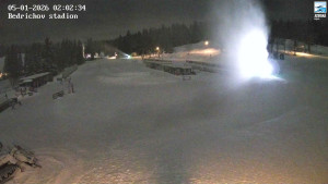 Běžecký lyžařský areál Bedřichov - Jizerská 50 Start - 5.1.2026 v 02:03 Běžecký lyžařský areál Bedřichov - Jizerská 50 Start - 5.1.2026 v 02:03