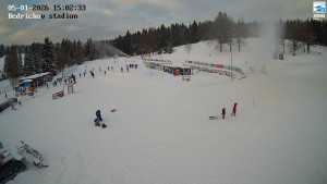 Běžecký lyžařský areál Bedřichov - Jizerská 50 Start - 5.1.2026 v 15:03 Běžecký lyžařský areál Bedřichov - Jizerská 50 Start - 5.1.2026 v 15:03
