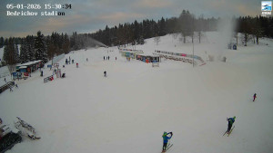 Běžecký lyžařský areál Bedřichov - Jizerská 50 Start - 5.1.2026 v 15:31 Běžecký lyžařský areál Bedřichov - Jizerská 50 Start - 5.1.2026 v 15:31