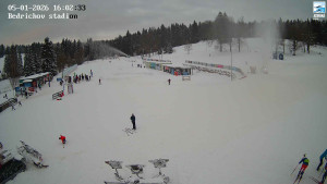 Běžecký lyžařský areál Bedřichov - Jizerská 50 Start - 5.1.2026 v 16:03 Běžecký lyžařský areál Bedřichov - Jizerská 50 Start - 5.1.2026 v 16:03