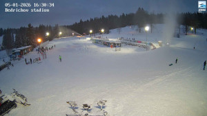 Běžecký lyžařský areál Bedřichov - Jizerská 50 Start - 5.1.2026 v 16:31 Běžecký lyžařský areál Bedřichov - Jizerská 50 Start - 5.1.2026 v 16:31