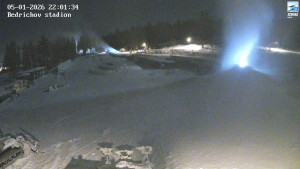 Běžecký lyžařský areál Bedřichov - Jizerská 50 Start - 5.1.2026 v 22:03 Běžecký lyžařský areál Bedřichov - Jizerská 50 Start - 5.1.2026 v 22:03