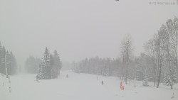 Horní část sjezdovek