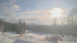 Horní část sjezdovek